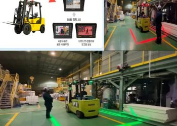 포스코, 지게차 자동정지 기술개발…안전사고 위험 감축 기대