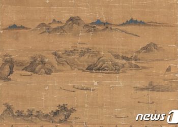 일본 갔던 16세기 ‘독서당계회도’ 490년만의 귀환