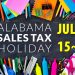 앨라배마 이번 주말 백투스쿨 판매세 면제