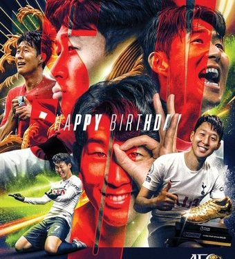 AFC의 축하 메시지 “살아 있는 전설 손흥민 생일 축하해”