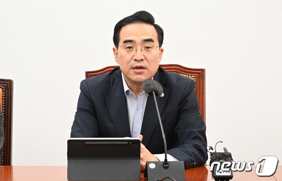 박홍근, 오늘 교섭단체 대표연설…’인사논란’ 尹정부 겨냥 비판