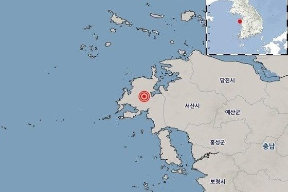 충남 태안서 규모 2.3 지진…기상청 “안전 유의”