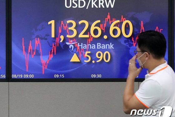 “환율 더 오른다” 기대 속…7월 외화예금 33.2억달러 증가