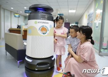 현대로보틱스, 서울아산병원에 방역로봇 운영