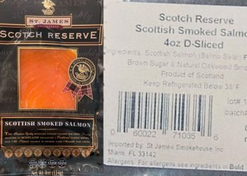앨라배마에서 팔린 훈제 연어, 리스테리아균 우려로 리콜
