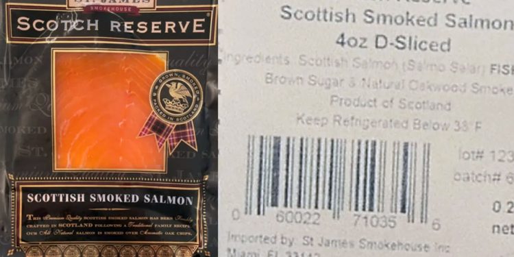 앨라배마에서 팔린 훈제 연어, 리스테리아균 우려로 리콜