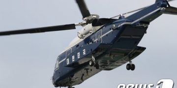 ‘대통령 헬기’ 지난달 용산 대통령실 착륙도중 손상