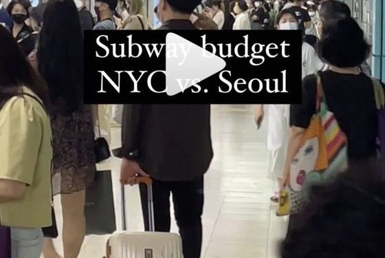 “뉴요커들 보고 운다”…서울 vs 뉴욕 지하철 비교 영상 美서 화제