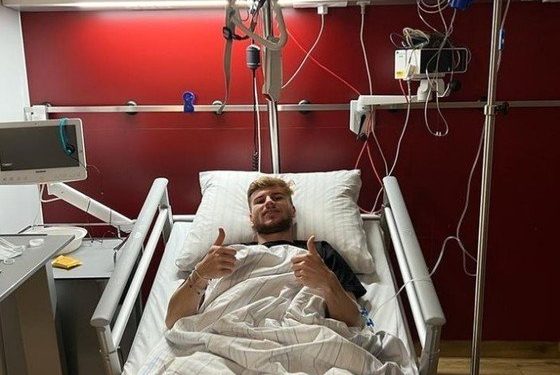 월드컵 출전 무산된 독일 골잡이 베르너, 인대 수술 성공적으로 마쳐