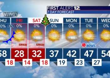 크리스마스 주말 혹한의 추위 몰려온다