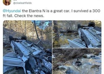 91m 협곡 아래로 떨어진 탑승자 안전…”현대차가 살렸다”