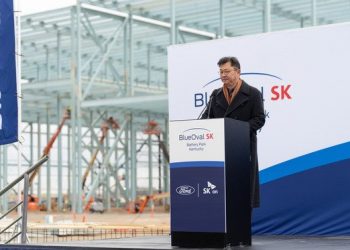 SK온-포드 ‘배터리동맹’ 블루오벌SK 美켄터키 공장 ‘첫삽’