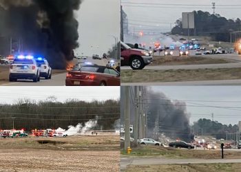 앨라배마 헌츠빌에 블랙호크 군 헬기 추락, 2명 사망