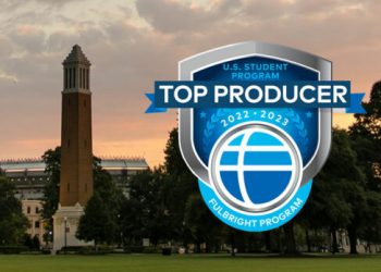 앨라배마대학(UA) 풀브라이트 ‘최고 배출 기관’ 영예