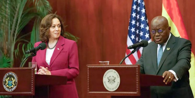 해리스 美 부통령, 가나에 1800억원 지원 발표…”美, 확고한 파트너로 남을 것”