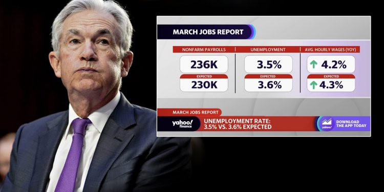 美노동부 “3월 비농업 일자리 23.6만개↑” 전망 하회…증가폭 둔화
