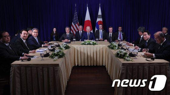 美 “한미일 정상회담, G7 히로시마 정상회의 기간에 개최”