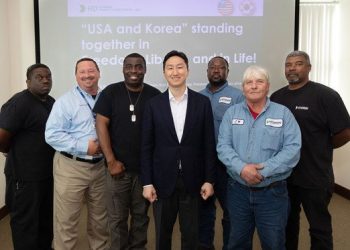 HD현대 정기선, 美 현지법인서 참전용사 가족 찾았다…”한국 초청”