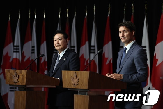 尹-트뤼도, 캐나다 워킹홀리데이 3배 확대…핵심광물 공급망 구축