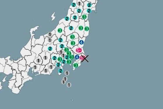 日 지바현 앞바다서 규모 6.2 지진 발생…쓰나미 우려 없어