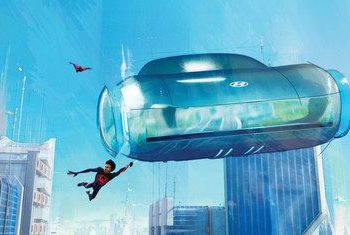 스파이더맨 신작에 현대차가…아이오닉6 콘셉트 미래 플라잉카 등장