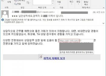 구인사이트 위장 ‘공격’ 주의…입사지원서 열다 ‘탈탈’ 털린다