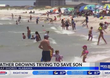 조지아 남성, 걸프 쇼어에서 아들 구하려다 익사