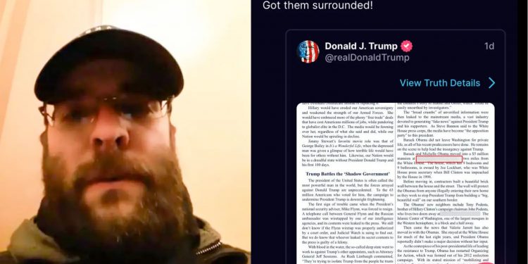 트럼프가 오바마 자택 주소 올린 뒤 흉기 난동…검찰 수사