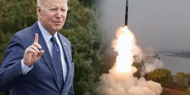 백악관 “北 탄도미사일 강력 규탄…韓·日 안보 보장 위해 모든 조치 취할 것”