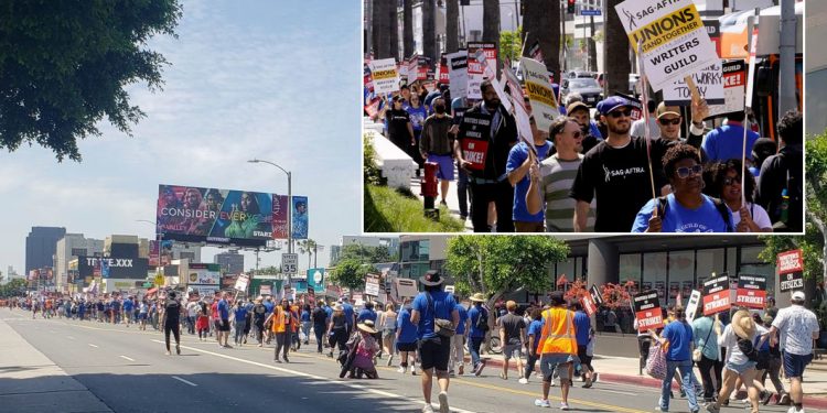 할리우드 배우들 43년만에 파업…”스트리밍·AI가 산업 망친다”
