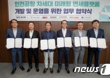 ‘온라인 면세쇼핑 더 편해진다’ 인천공항공사,사업자 5곳과 플랫폼 개발