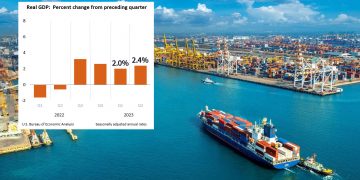 美 2분기 성장률, 2.4%로 예상치 웃돌아…복잡해진 연준 셈법