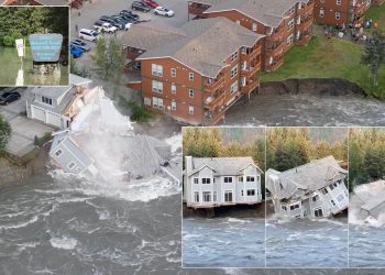 알래스카, 빙하 녹아 홍수 피해 …주택 파괴되고 주민 대피령