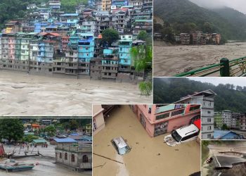 인도 북동부 돌발홍수 피해 속출…14명 사망·102명 실종