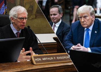 트럼프, 판사와 법정 설전…”나한테 적대적” “질문에 답만 해”