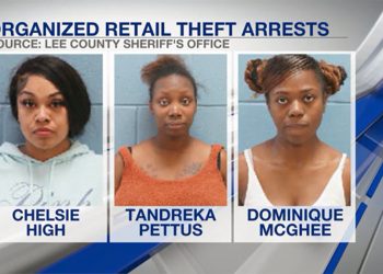 오펠라이카에서 절도행각 벌이던 몽고메리 여성3인조 체포