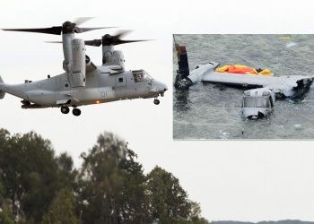 미군 오스프리 수송기 일본 바다서 추락…승무원 1명 사망