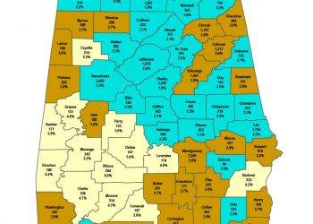 앨라배마 노동력 참여율, 11월 실업률 소폭 상승