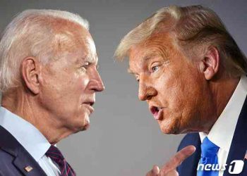 ‘트럼프 46% vs 바이든 35%’…무당층 대상 여론조사서 11%p 차