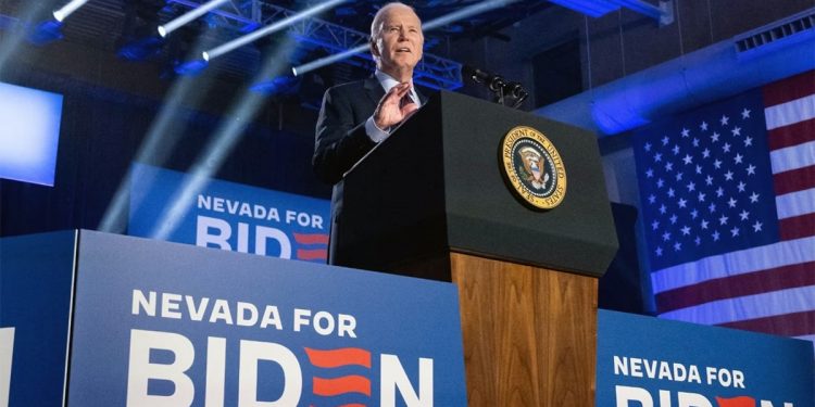 바이든, ‘경합주’ 네바다 민주 대선 경선서 승리…2연승 질주