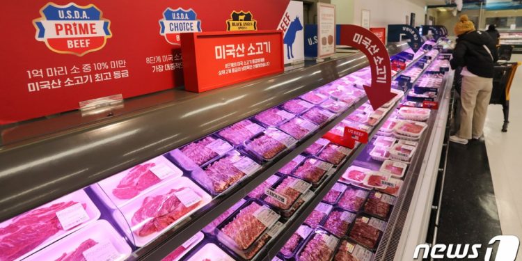 한국, 지난해 미국산 소고기 최다 수입국…전체 약 20%