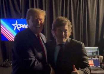 남미 트럼프 밀레이, 진짜 트럼프 만나 ‘MAGA’ 제창