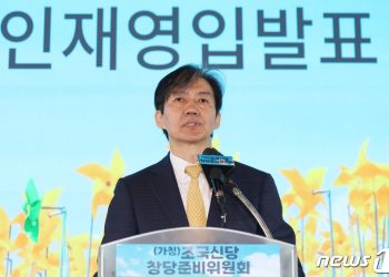 선관위, ‘조국신당’ 사용 불허…조국개혁당 등은 가능