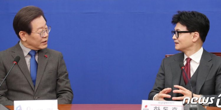 한동훈, 이재명과 TV토론 수락…총선 전 대담 성사할까