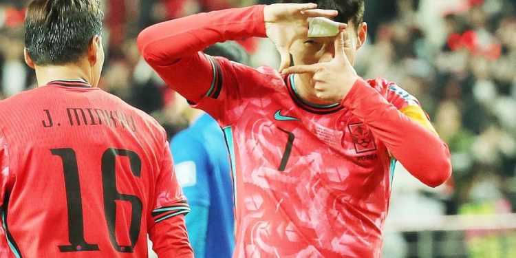 빛바랜 손흥민 선제골…황선홍호, 태국 밀집수비에 막혀 1-1 무승부