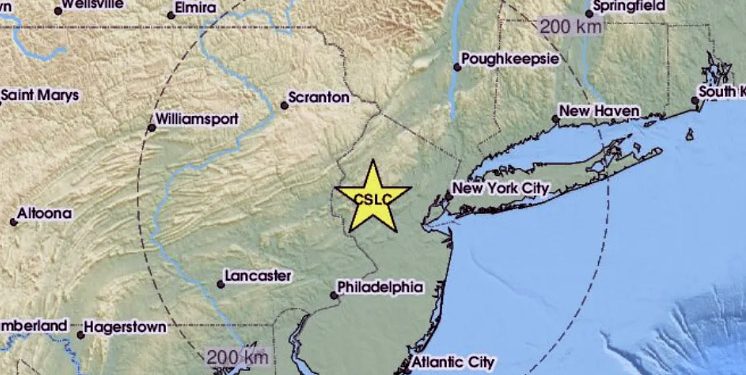 미 뉴저지서 규모 4.8 지진…뉴욕시까지 흔들려
