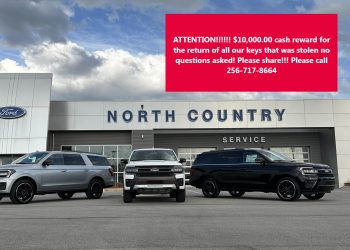 앨라배마주 아랍 소재 대리점에서 120만불어치 차량 도난