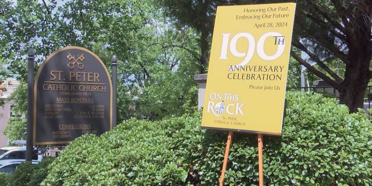 몽고메리 성 베드로 성당 설립 190주년 기념