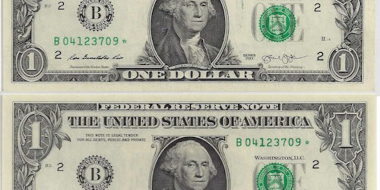 잘못 인쇄된 1달러 지폐 2장이 15만 달러나 한다고?