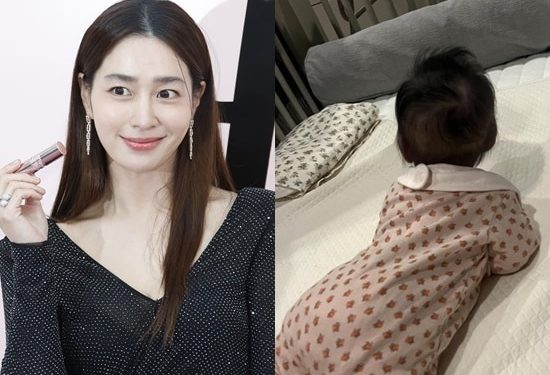 ‘이병헌♥’ 이민정, 둘째 딸 공개 “치명적인 뒤태”